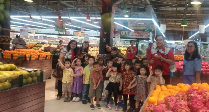 Kunjungan ke LotteMart Kelapa Gading oleh kelas TK ST.Aurelia