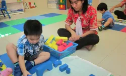 Kegiatan Montessori di Kelas